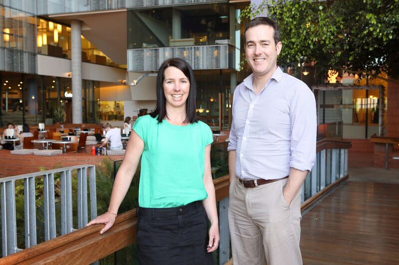 Dr Nicole Warrington and Professor David Evans of UQ’s Diamantina Institute 