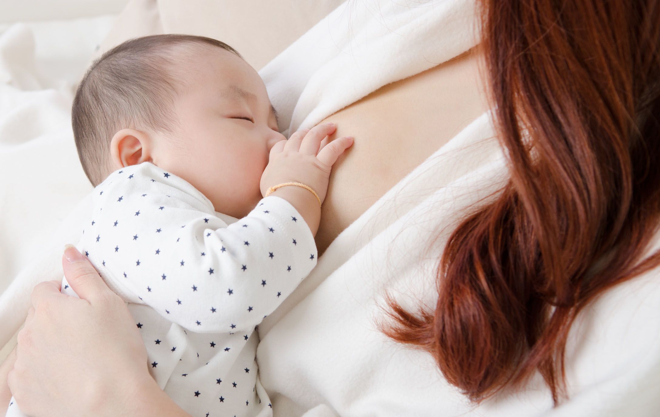 Baby breastfeeding