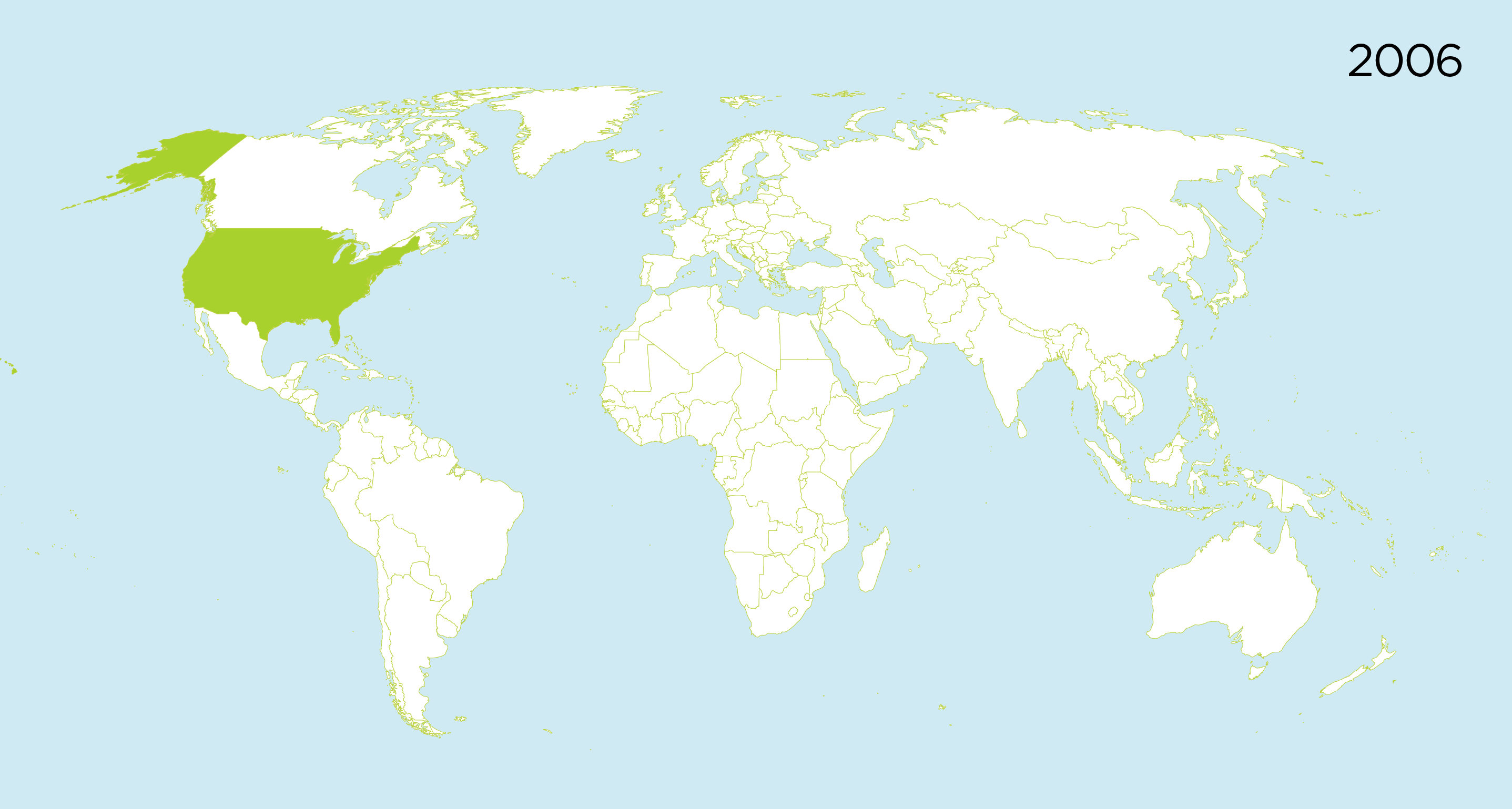 Global vaccination coverage between 2006 and 2015 (Source)