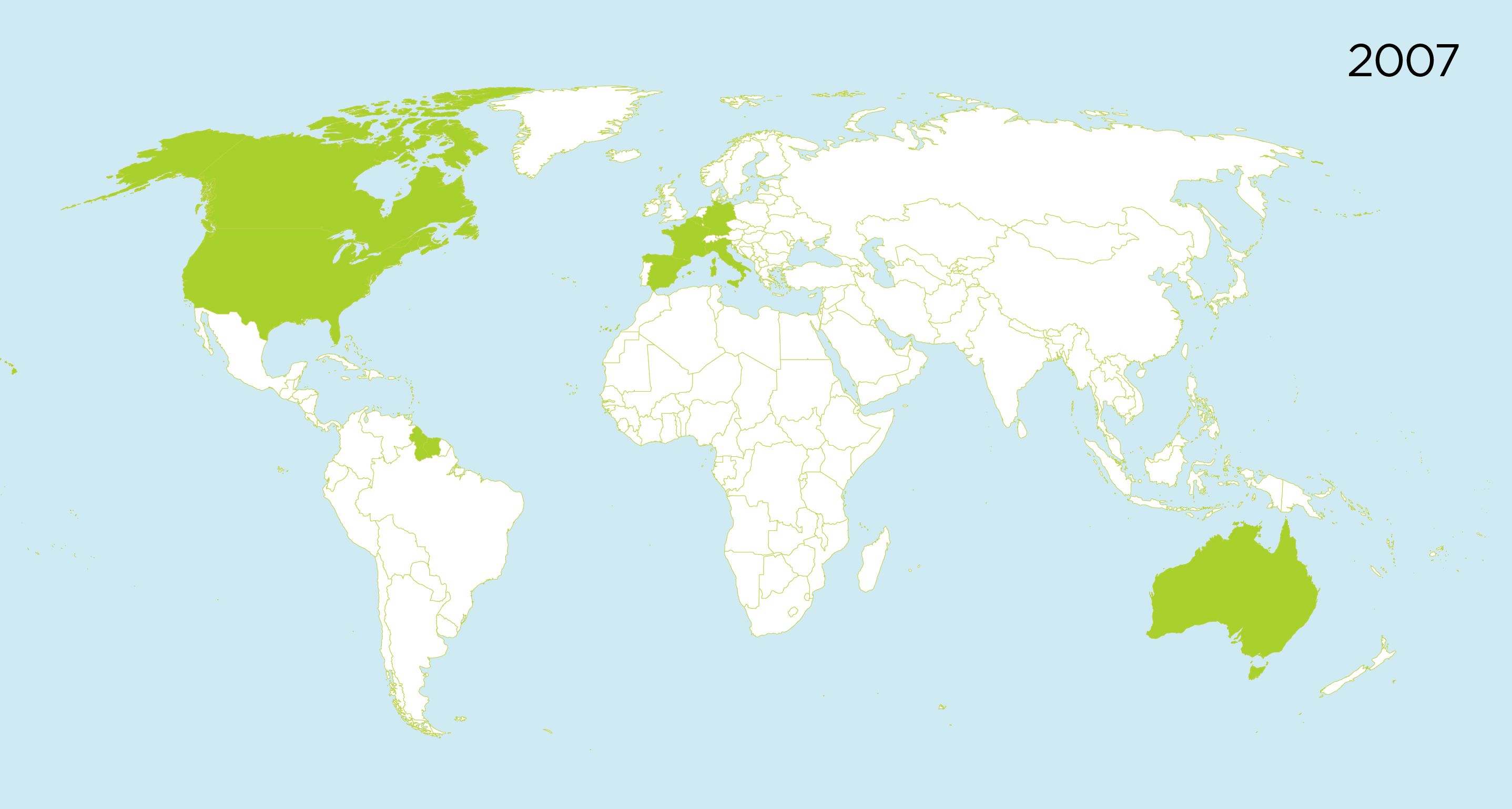 Global vaccination coverage between 2006 and 2015 (Source)