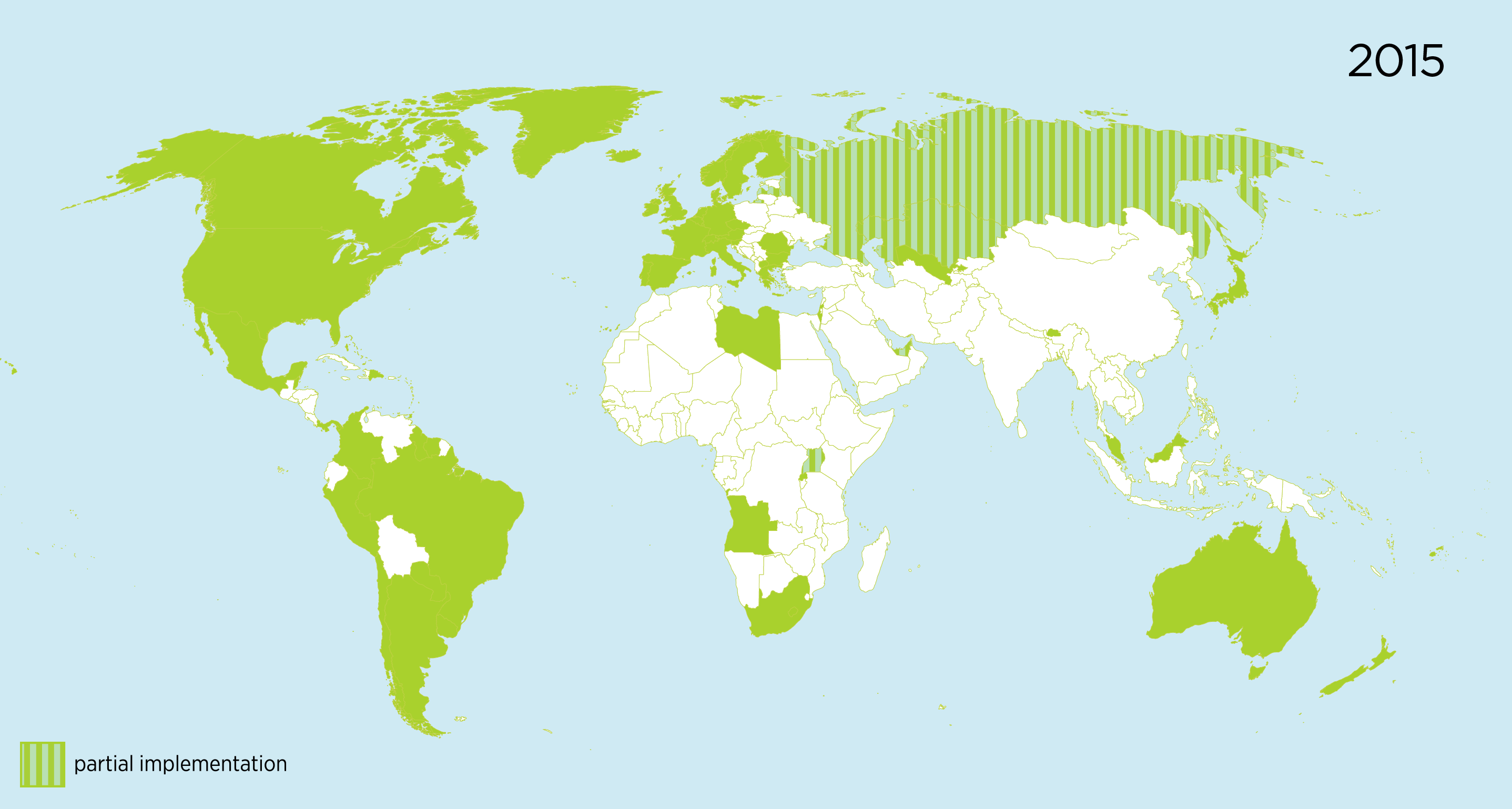 Global vaccination coverage between 2006 and 2015 (Source)