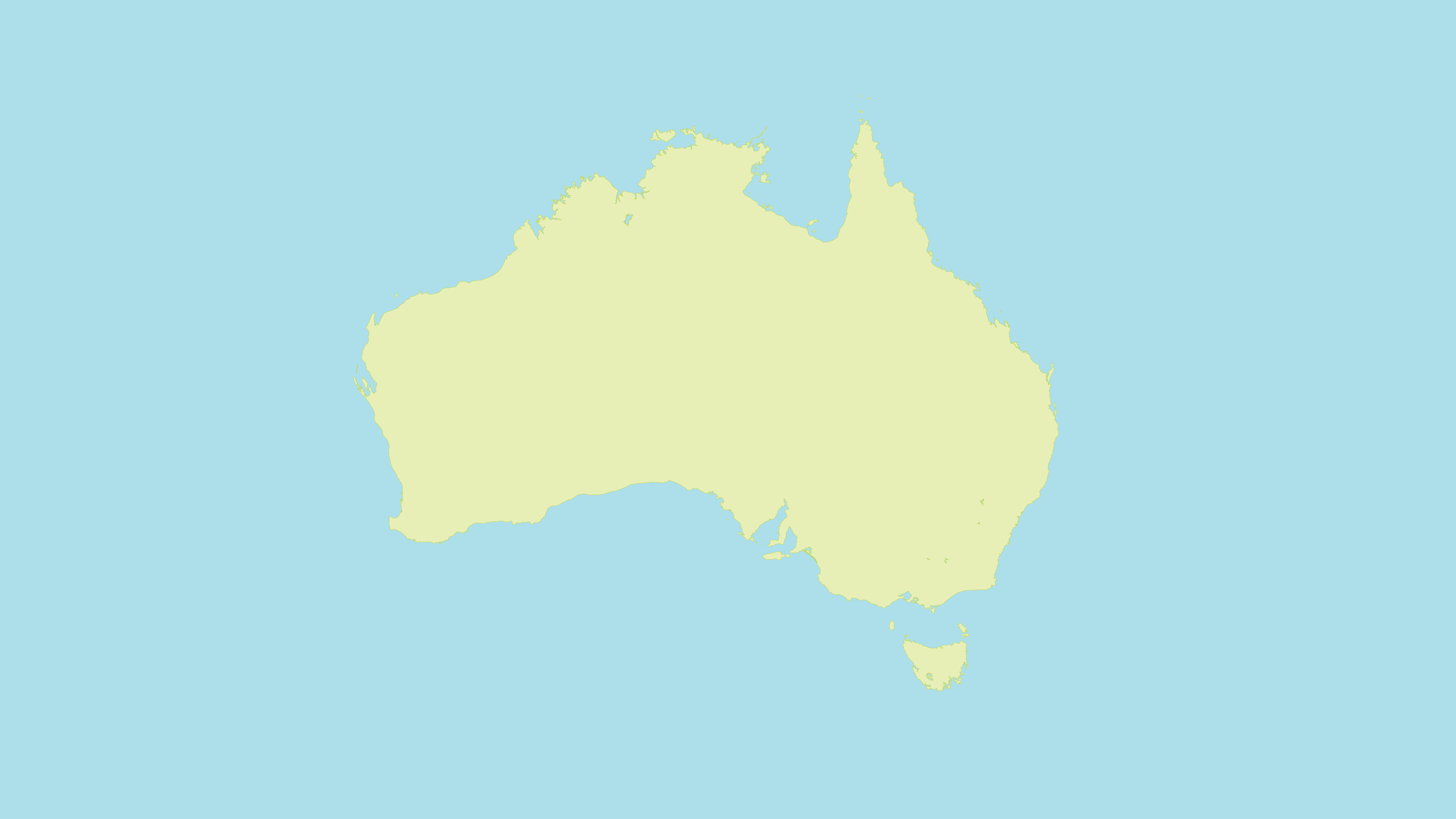 Occurrence of Triodia pungens (spinifex) across Australia. Source: Australia&#39;s Virtual Herbarium 