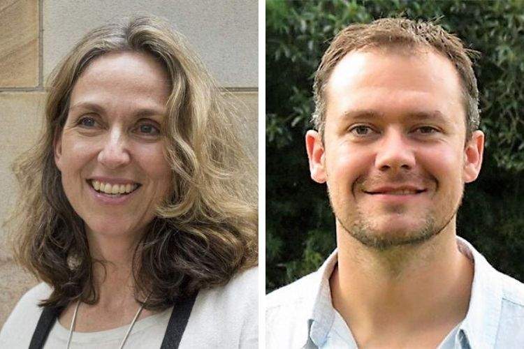 (L–R) Professor Susanne Schmidt and Dr Paul Dennis