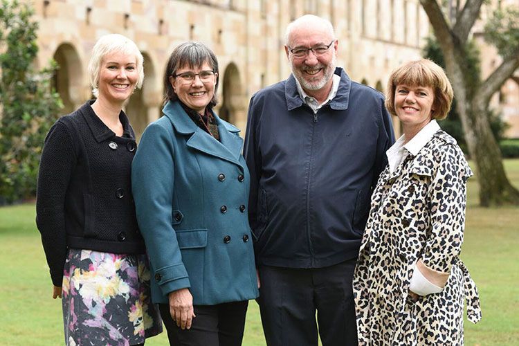 The Visitor Research team: (left to right) ??, Associate Professor Karen Hughes, Professor Roy Ballantyne, and Associate Professor Jan Packer.