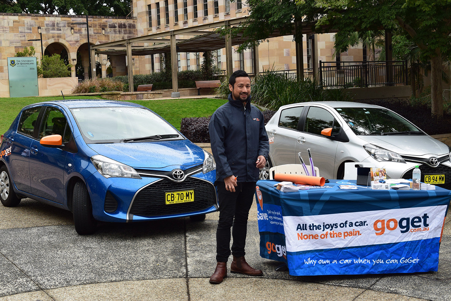 GoGet car sharing is now at UQ