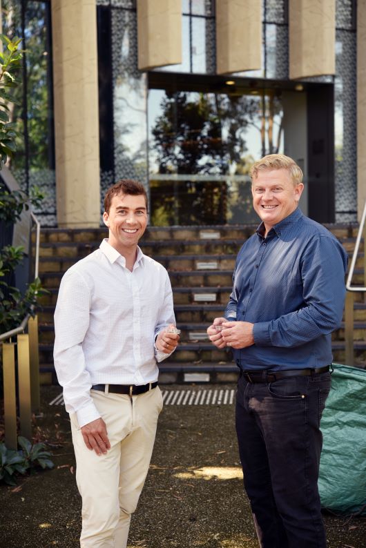 Dr Alain Wuethrich and Professor Kristofer Thurecht