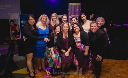 The Change Makers team at the Queensland Multicultural Awards in August. 