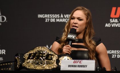 Rousey's fight build-up was criticised for displays of cockiness. 