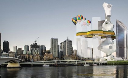 Master of Architecture student Jeremy Field’s alternative proposal for the Queen’s Wharf Casino site Master of Architecture student Jeremy Field’s alternative proposal for the Queen’s Wharf Casino site