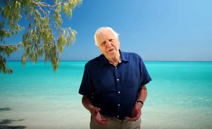 Sir David Attenborough, as he appears while introducing the interactive website