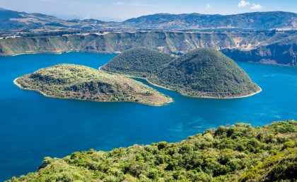 Cuicocha crater lake, Reserve Cotacachi-Cayapas, Ecuador (iStock)