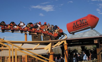 Road Runner rollercoaster, Warner Bros. Movie World Road Runner rollercoaster, Warner Bros. Movie World