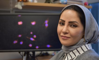 AIBN PhD graduate Dr Jamileh Nabizadeh. AIBN PhD graduate Dr Jamileh Nabizadeh.