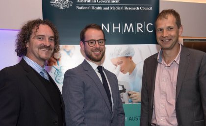 Left to right: Professor Justin Cooper-White, Dr Joseph Powell, Professor Kirill Alexandrov Left to right: Professor Justin Cooper-White, Dr Joseph Powell, Professor Kirill Alexandrov