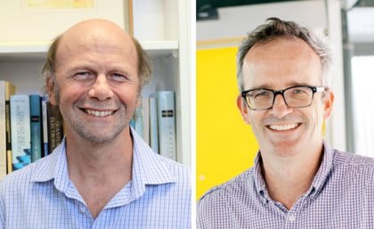 New Fellows ... physicist Professor Timothy Ralph (left) and Professor Phil Hugenholtz. New Fellows ... physicist Professor Timothy Ralph (left) and Professor Phil Hugenholtz.