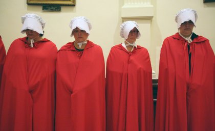 Popular television series The Handmaid's Tale. Photo: Vic Hinterlang / Shutterstock.com