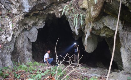 Lida Ajer cave. Credit: Julien Louys and Gilbert Price