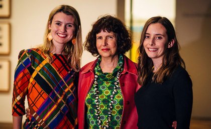 Left to right: Isabella Baker, Judy Watson, Emma McLean Left to right: Isabella Baker, Judy Watson, Emma McLean