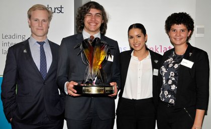 L-R: Nick Frazer, Martin Doyle, Naomi McCarthy and Cassia Bray. Credit: Gerard Lillis.