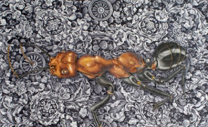 eX de Medici
‘Spy (Tehran/Qom)’ 2012
watercolour on paper
image/sheet 114 x 166 cm
Collection of The University of Queensland, purchased 2012
Photo: Carl Warner
Reproduced courtesy of the artist eX de Medici
‘Spy (Tehran/Qom)’ 2012
watercolour on paper
image/sheet 114 x 166 cm
Collection of The University of Queensland, purchased 2012
Photo: Carl Warner
Reproduced courtesy of the artist
