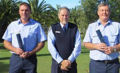 Paul Wimmer, Chris Burgess and Geoff Walker. Paul Wimmer, Chris Burgess and Geoff Walker.