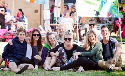 Students enjoy the festivities at UQ Gatton's Fiesta