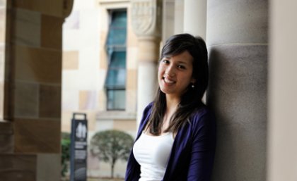 UQ Arts/Law student Juliette Maeji will work for nine weeks in the Austrade office in Paris.