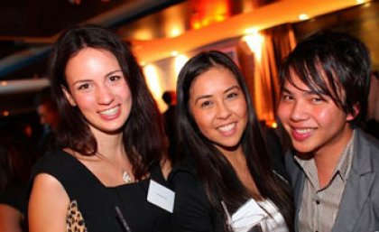 Attendees (from left) Meg Fletcher, Rosalyn Lye and Ace Tamayo.