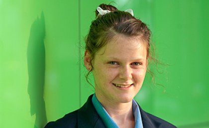 UQ Young Achiever Tayla Panting hopes to commence study at UQ in 2012. UQ Young Achiever Tayla Panting hopes to commence study at UQ in 2012.