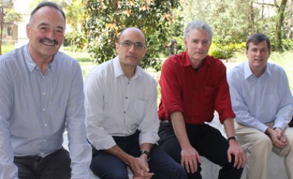 Professors Robert Lingard, Mark Western, Stephen Bell and Andrew McLennan Professors Robert Lingard, Mark Western, Stephen Bell and Andrew McLennan