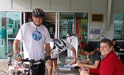 UQ staff and students made the most of National Ride to Work Day