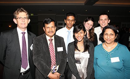 Some of the scholarship recipients at the UQ Industry Scholarship Awards night