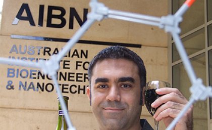 Dr Aaron Micallef has designed new compounds that mimic the activity of antioxidants found in wine and chocolate Dr Aaron Micallef has designed new compounds that mimic the activity of antioxidants found in wine and chocolate