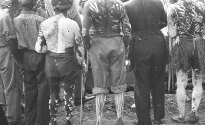 An image from the Caroline Tennant-Kelly Collection – a funeral takes place in Cherbourg in 1934. Courtesy Kim de Rijke