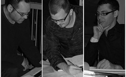 Rick Hill, Josh Spillane and Leon McBride Rick Hill, Josh Spillane and Leon McBride