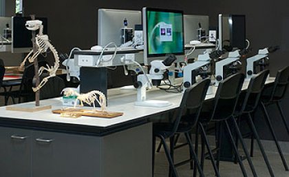 Some of the new learning facilities situated within the School of Biological Sciences