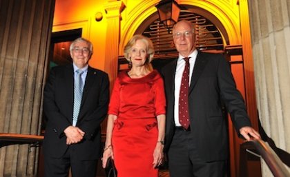 UQ Vice-Chancellor Professor Paul Greenfield, Governor General Dr Quentin Bryce and UQ Chancellor Mr John Story at the Customs House event UQ Vice-Chancellor Professor Paul Greenfield, Governor General Dr Quentin Bryce and UQ Chancellor Mr John Story at the Customs House event