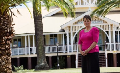 Roslyn Karrasch has come a long way from the 19-year-old who joined the QAC’s typing pool in 1976 Roslyn Karrasch has come a long way from the 19-year-old who joined the QAC’s typing pool in 1976