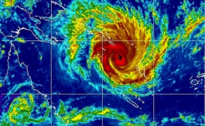 Tropical Cyclone Yasi, which devastated Queensland's coast during February 2011.