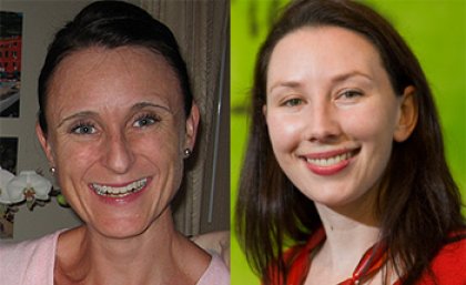 Dr Liz Mackinlay (left) and Dr Katelyn Barney Dr Liz Mackinlay (left) and Dr Katelyn Barney