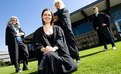 (from left) Jack Fisher, Georgina Horsburgh, Arthur Abal and Tim Warwick