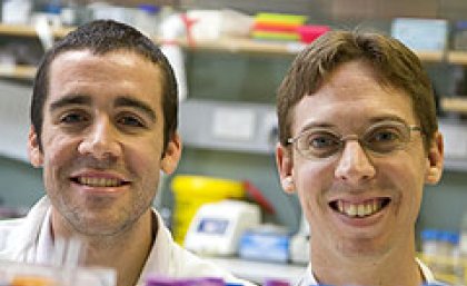 Dr Geoff Faulkner (left) and PhD student Ryan Taft