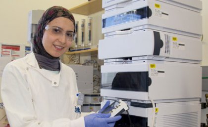 Dr Zeinab Khalil from Egypt will graduate with a PhD in molecular bioscience and microbiology at The University of Queensland this week. Dr Zeinab Khalil from Egypt will graduate with a PhD in molecular bioscience and microbiology this week.