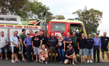 UQ's Moreton Bay Research Station provided accommodation for emergency crews and temporary parking for fire trucks in a two-week long firefighting effort.