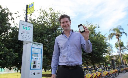 ParkingMaestro co-founder Mark Schroder said he developed the app with Patrick Acheampong to solve a significant issue he faced while living in Sydney and then in Brisbane. ParkingMaestro co-founder Mark Schroder said he developed the app with Patrick Acheampong to solve a significant issue he faced while living in Sydney and then in Brisbane.
