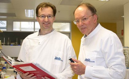Dr Andrew Brooks and Professor Mike Waters Dr Andrew Brooks and Professor Mike Waters