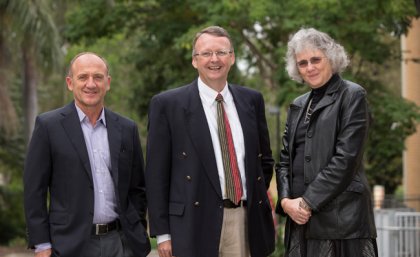 Professor Stuart Crozier, Professor Simon Biggs and Professor Caroline Crosthwaite