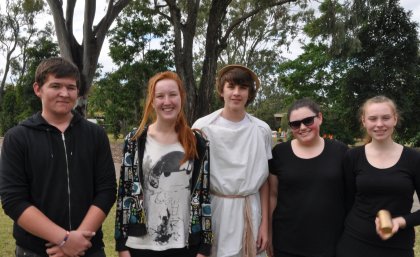 Laidley State High School students David Ketterer, left, Rhianna Carroll Kelly, Josh McPherson Merritt, Megan Einam and Tegan Osborne won the Division 3 of Science Engineering section of Opti-MINDS. Laidley State High School students David Ketterer, left, Rhianna Carroll Kelly, Josh McPherson Merritt, Megan Einam and Tegan Osborne won the Division 3 of Science Engineering section of Opti-MINDS.