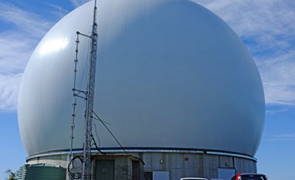 Above: Researchers are using Australian Bureau of Meteorology radars that offer ‘dual-polarisation’, which allows them to measure hail, or rain, and very accurate rain rates. 