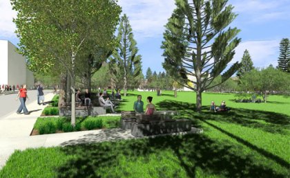 Artist's impression of the new space. Artist's impression of the new space.